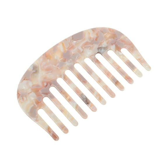 Unique Bargains Wide Tooth Combs for Women Anti-Static Pocket Size Comb for Thick Curly Hair Travel Comb Mini Comb Retro Wide Tooth Combs for Wet and Dry Pink