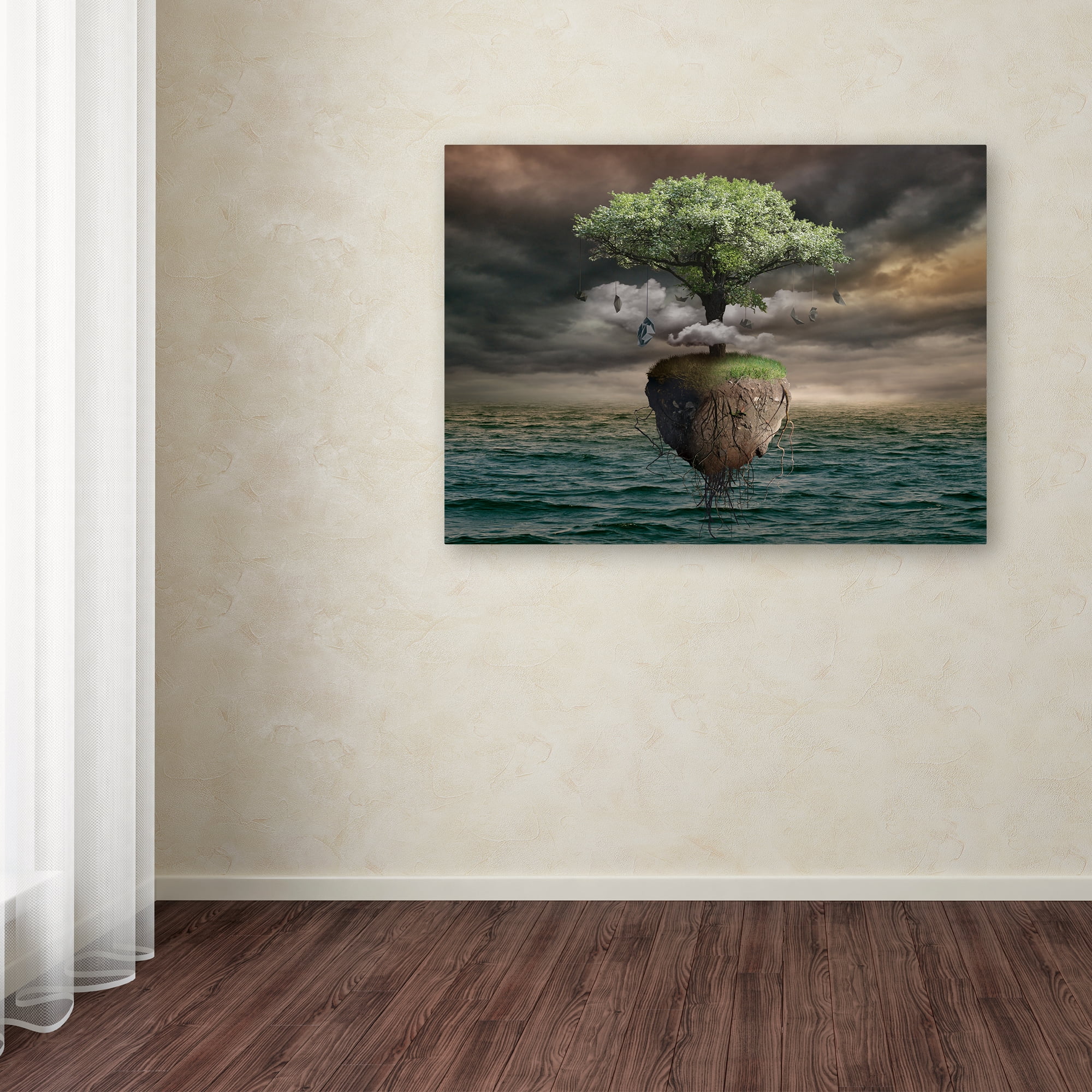 Trademark Fine Art 'Sky Island' Canvas Art by Radoslav Penchev