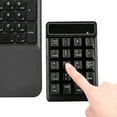 thumbnail image 7 of Douself 2.4Ghz Wireless Numeric Keypad Mechanical Feel Number Pad Keyboard 19 Keys w/ USB Receiver, 7 of 7