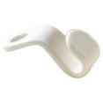 thumbnail image 1 of Clothes Extendable Hanger Storage Mini Bathroom Bedroom Household Space-Saving Multipurpose Connector Hooks Smooth Load-bearing Linking Hook Wardrobe White, 1 of 9