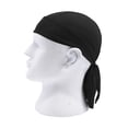 thumbnail image 3 of Joernso Solid Color Breathable Motorcycle Wrap Biker Hat Unisex Headscarf Bandana Cap, 3 of 6