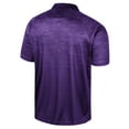 thumbnail image 3 of Men's Colosseum Purple Kansas State Wildcats Honeycomb Raglan Polo, 3 of 3
