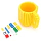 thumbnail image 5 of Taza de leche creativa de 350mlbloques de construcción DIYtaza de café para beber agua (amarillo) Ndcxsfigh Nuevos Originales, 5 of 7