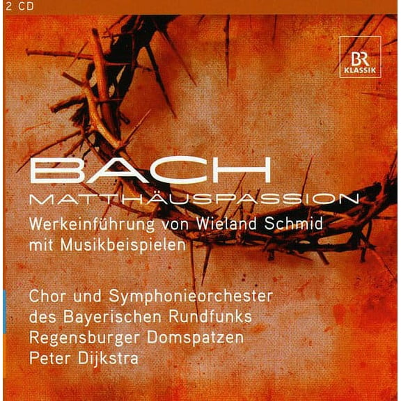 Peter Dijkstra - Bach: Matthew-Passion - Music & Performance - CD