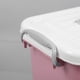 thumbnail image 3 of WEUVEB Caja De Plástico Rosa Para Almacenamiento Con Resistente Y Multifuncional, 3 of 7