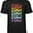 BLACK, variant on Teelocity Vibes Repeat Graphic T-Shirt (Medium - Standard Fit, Black)