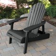 thumbnail image 4 of Highwood's Hamilton Adirondack Chair - Folding & Reclining, Outdoor, Eco-friendly, Synthetic Wood, 4 of 11