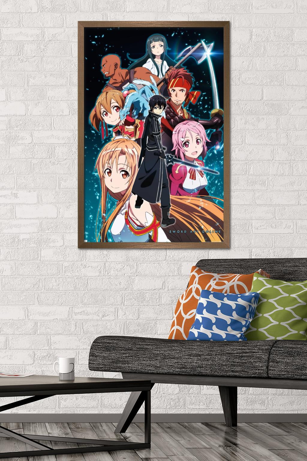 Sword Art Online' Poster, picture, metal print, paint by phil art