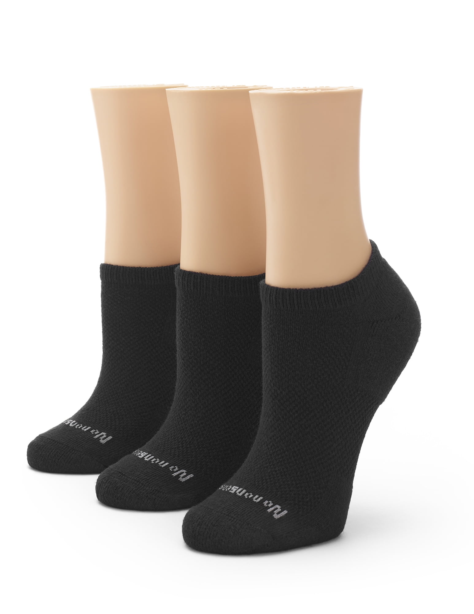 No Nonsense womens Soft & Breathable Blister Free No Show Sock 3 Pair Pack Casual Sock