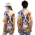 thumbnail image 5 of Welcome Spring Summer Boston Terrier Portrait Flower Blue Sky All Over Print 3D Baseball Shirt Gentleman Dog Lover Gifts Softball Sport - 12001, 5 of 6