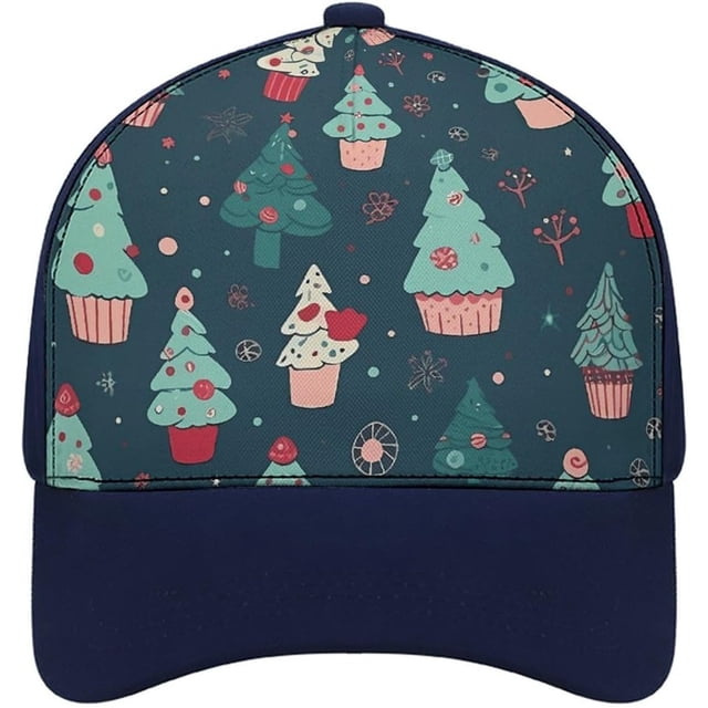 Cupcakes Baseball Cap Classic Golf Cap Soft Dad Hat Multicolor Adjustable Low Profile Hat Unisex