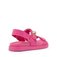 thumbnail image 6 of DREAM PAIRS Women's Comfortable Open Toe Flat Sandals Fashion One Band Summer Dessy Sandals, 6 of 8