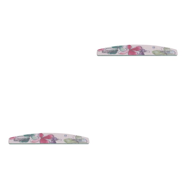 Wisewang Plaque Tampon Grit Files Colorée pour Polisseuse de Manucure, Plaque Tampon en Émeri, Lime à Polisseuse de Manucure Colorée 4# 1pcs 2Ensemble