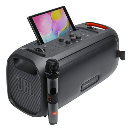 JBL - PartyBox On-The-Go Portable Party Speaker - Black