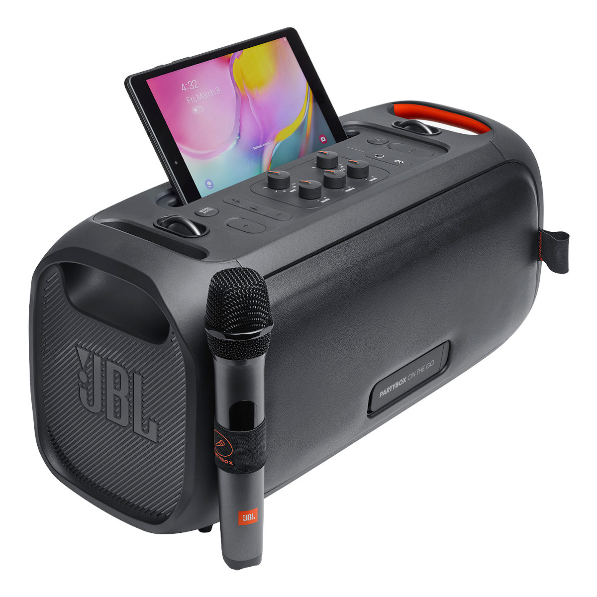 JBL PartyBox On-the-Go Portable Bluetooth Party Speaker with Dynamic Light Show - image 4 of 10