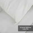 thumbnail image 4 of ROYALE King Comforter - All Season Down Alternative Bedding Comforter - Lightweight Quilted Comforter with Corner Tabs - Ultra Soft Luxury Hotel Comforter - Box Stitched Duvet Insert (King, White), 4 of 9