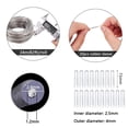 thumbnail image 2 of DIY Jewelry Making Finding Kit Including Plastic Rubber Protective Sleeve Aluminium Wire Cover Covered Aluminum Wire Silver Wire: 10 Gauge, 2 of 6