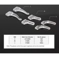 thumbnail image 1 of 10 Pares de Soledad antideslizantes de oreja Agarre transparente soporte de silicona, 1 of 8