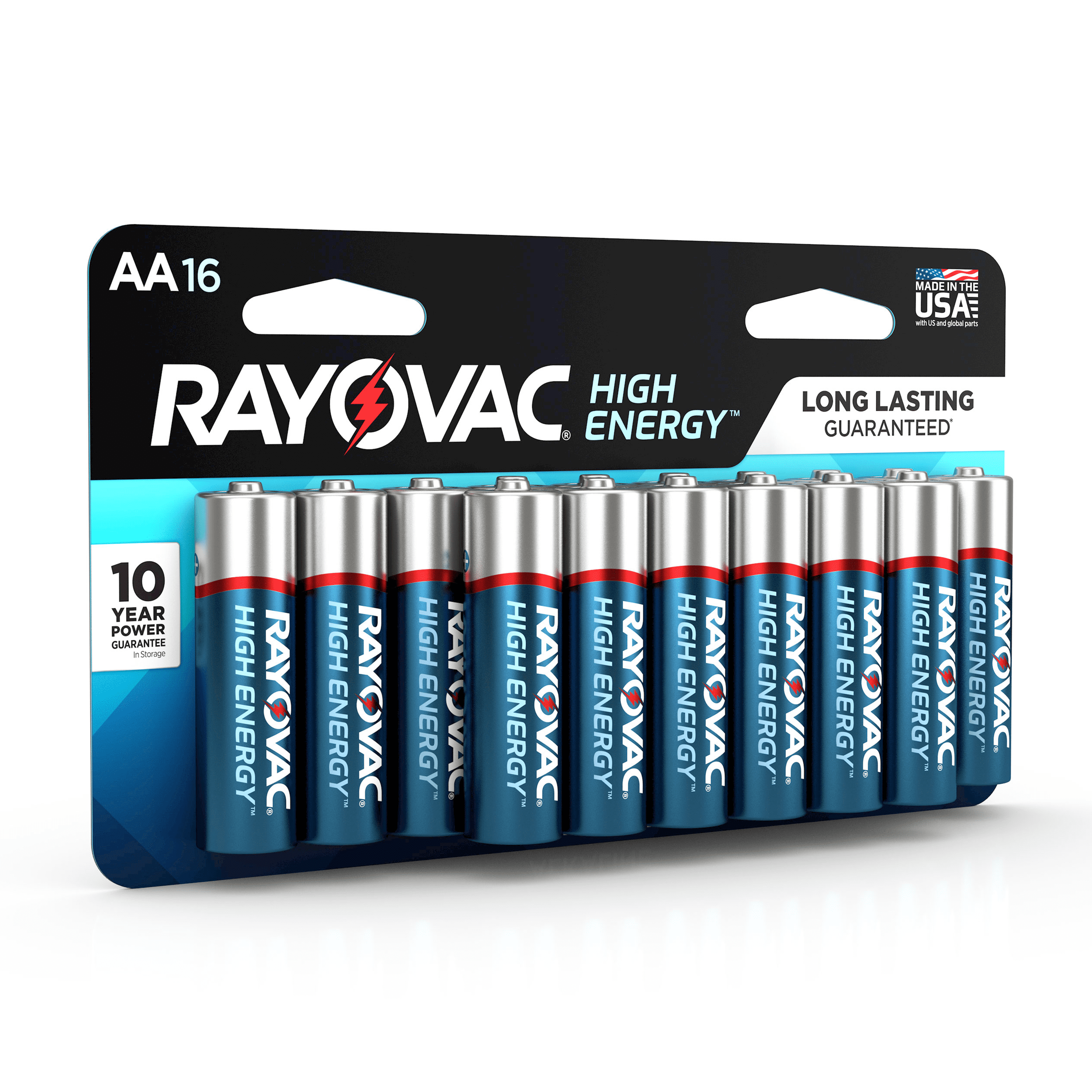 Rayovac High Energy Alkaline Aa Batteries 16 Count