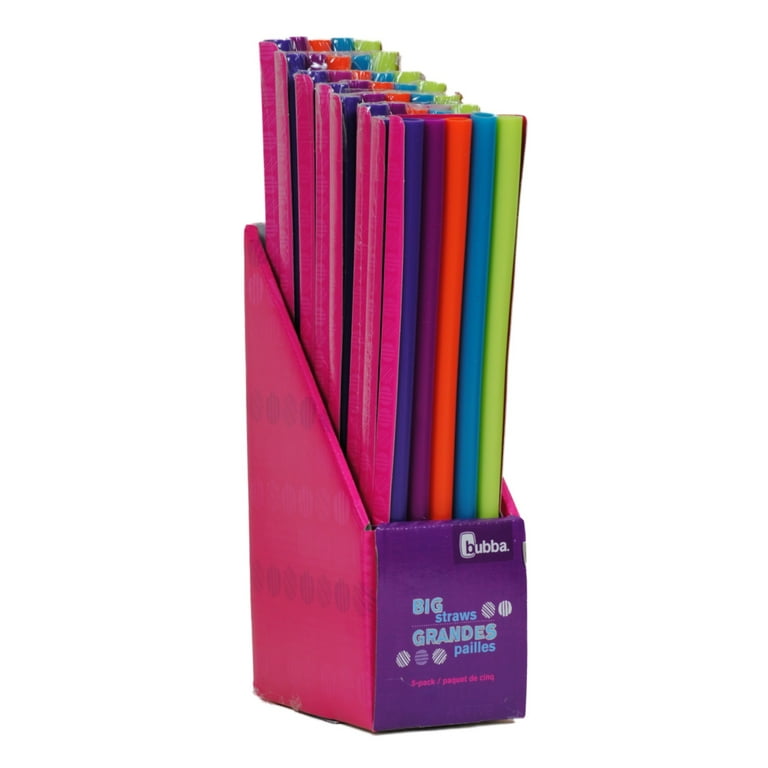 Bubba Reusable Silicone Big Straws, Pack of 5 