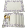 thumbnail image 4 of Lavender Flower Table Runner Wedding Holiday Party Dining Table Cover Cloth Placemat Napkin Home Kitchen Rustic ration, 4 of 7