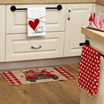 thumbnail image 4 of Valentine's Day Kitchen Towels Set of 2, Love Dish 3D Printed Towels(B), 4 of 6