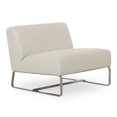 thumbnail image 2 of Moe's Home Collection Jules Outdoor Accent Chair Flecked Beige Fabric Chairs, 2 of 6