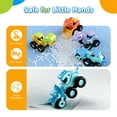 thumbnail image 5 of Dimoarch Construction Truck Toys for Boys 2-4 Years Old, Toy Car Press and Go Cars & Play Vehicle Dinosaur Toy Trucks for Toddlers Ages 1-3, Christmas Birthday Gift for Baby, 5 of 11
