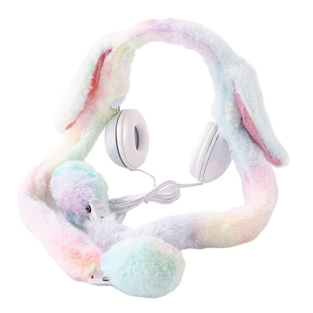 Unique Wired Headphones Rabbit Video Kids Adults Music Colorful