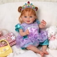 thumbnail image 4 of Muñeca Reborn BABESIDE Doreen de 50 cm con accesorios completos, 4 of 7