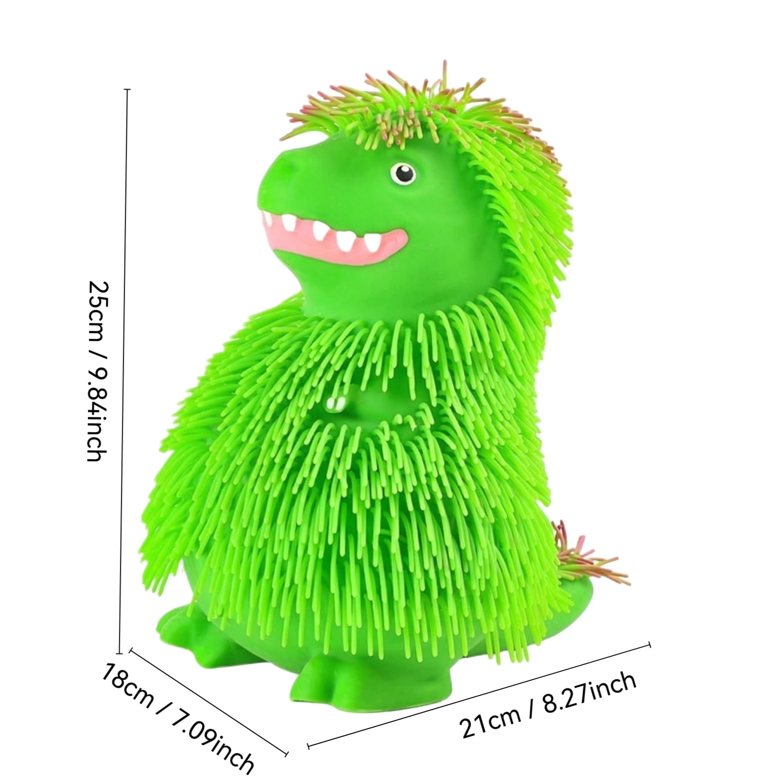 Relaxation Toys, Dinosaur Toys, Stress Toys, Slow Rising Stress Ball, Sensory Toys, Squeeze Toys, All Ages Toys, Rubber Ball, 6 In, Bright Green, Sensory Squeeze, 1 Pc