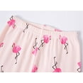 thumbnail image 6 of Toddler Girls 100% Cotton Flamingo Pajamas 2 Piece Set Baby Casual Style PJs Size 8T, 6 of 7