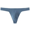 thumbnail image 2 of TANBOM Men's Sexy Bulge Pouch Thong Underwear Tagless Comfortable Breathable Azure XXL, 2 of 6