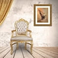 thumbnail image 3 of Lund, Denton 19x24 Gold Ornate Wood Framed with Double Matting Museum Art Print Titled - Wolf Cry, 3 of 4