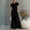 Black, variant on Womens Elegant Shirt Collar Two Piece Set Summer Casual Cap Sleeve Crop Tops Maxi Dress Sets with Pockets Pink S
