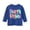 Blue, variant on Multicolor Letter Print Long Sleeve T Shirt Boys Girls Fourth Grade Back to School Tee Tops Elementary Student Loose Casual School Clothes