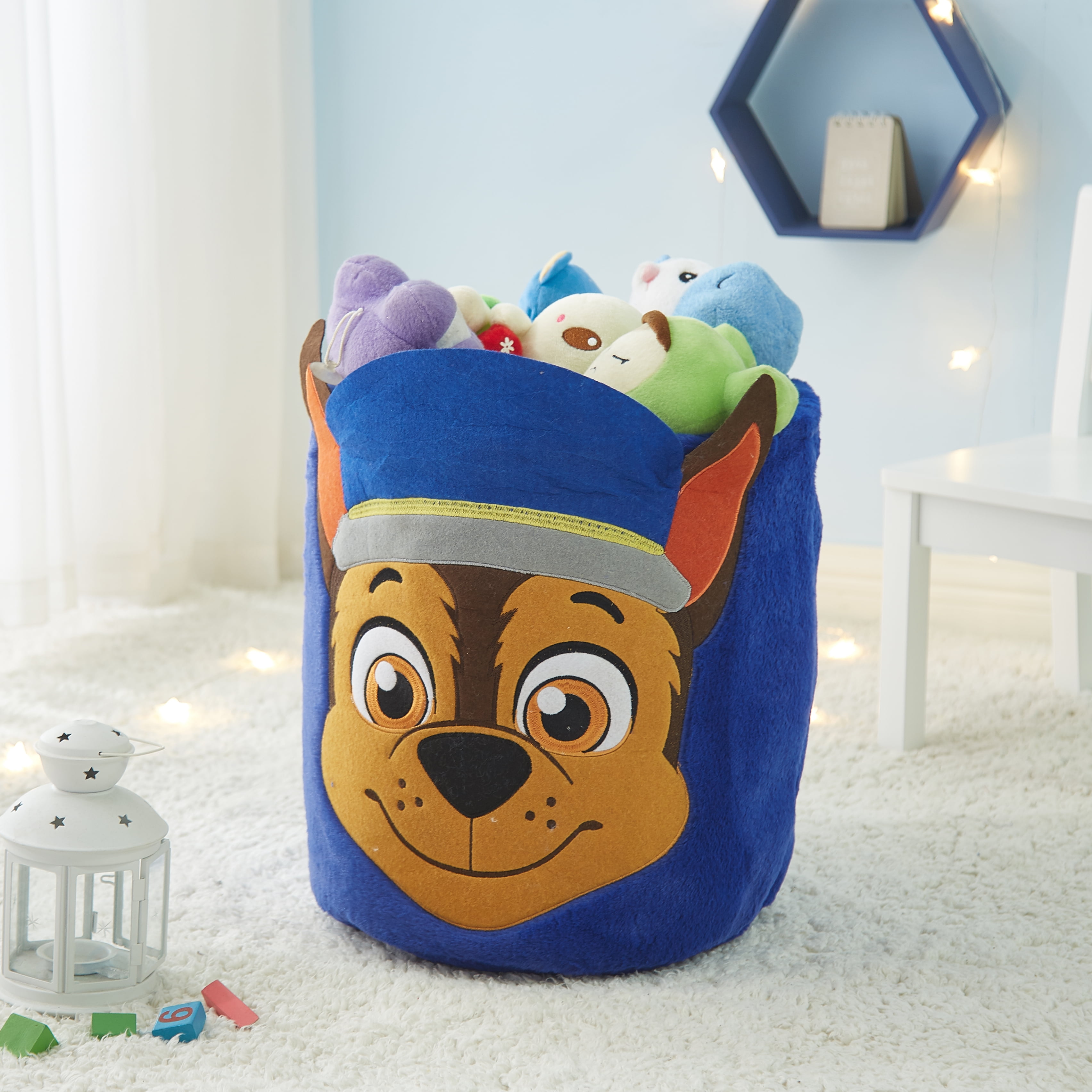 Paw Patrol Plush Fur Toy Storage Bin - Walmart.com - Walmart.com