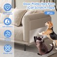 thumbnail image 2 of Wekvgz 2Pcs Cat Scratch Furniture Protector Pvc Transparent Anti Scratch Sticker Thickened Sticky Anti Scratch Sticker Easy to Install Cuttable Anti Scratch Sticker Suitable for Sofas, 2 of 10