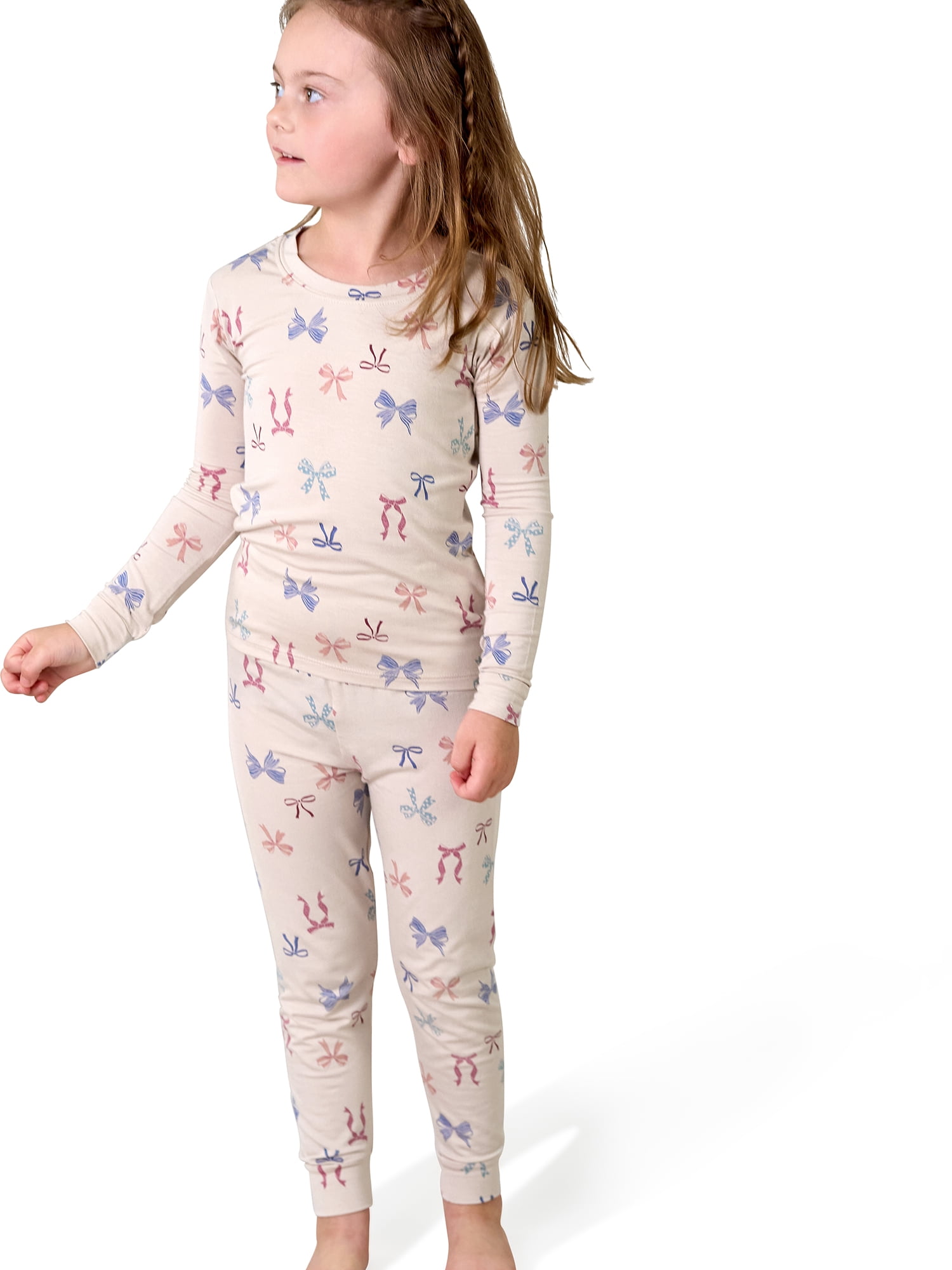 Modern Moments by Gerber Neutral Viscose 2-Piece Pajama Set, Sizes 12 Months - 5T