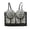 Silver, variant on Women's Diamond Chain Wedding Party Corset Bustier Crop Top Purple M