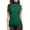 Green, variant on Women's Fit Turtleneck Slim Blouse Sleeveless Top Green S
