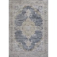thumbnail image 2 of JONATHAN Y WASHABLE 4 x 6 Area Rug, Wincer Chenille Cottage Medallion - Dark Gray/Yellow, WSH202C-4, 2 of 9