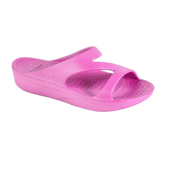 TELIC Adult Unisex Z-Strap Slide Sandals, Color: Pink Pearl, Size: 2XS (702-16-2XS)