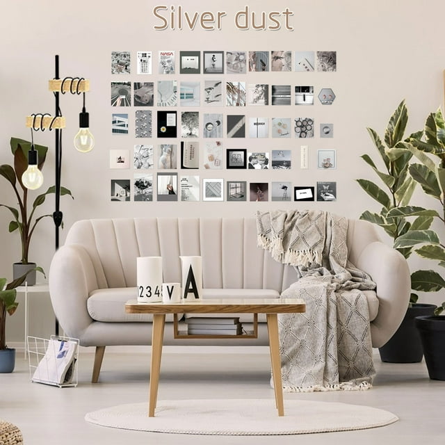 Fiudx Kit de Pared de 2 Piezas, Calcomanías Autoadhesivas Removibles, Fáciles de Despegar y Pegar, Decoración para Dormitorio, Sala de Estar, Oficina, Arte de Pared Diy, Renovación Versátil de La Hab