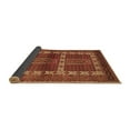 thumbnail image 2 of Ahgly Company Indoor Round Southwestern Brown Country Area Rugs, 4' Round, 2 of 4
