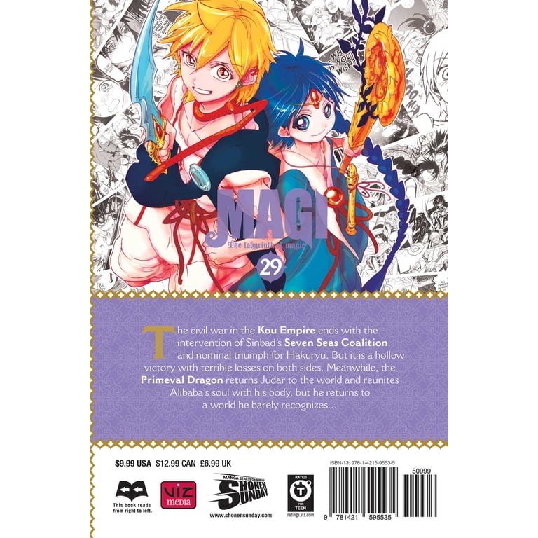 Magi Magi: The Labyrinth of Magic, Vol. 29, (Paperback) - Walmart.com