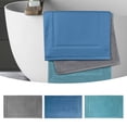 thumbnail image 5 of Cotton Bath Mats, Towels Cotton Banded Rug, 31.5 X 19.7 Inch Bath Mat Floor Towel Soft & Absorbent Hotel, Spa, Shower & Bathroom Tub Floor Mats Bathroom Shower Accessories, 5 of 6