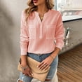 thumbnail image 5 of Women's V Neck Casual Solid Color Pullover Shirt Elegant Top For Everyday Wear plus Size Shirts for Women Ladies Tan Tops 4x Short Sleeve Women Dress Tops plus Camisoles for Women plus Size Tee Shirt, 5 of 5