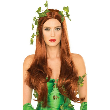 Poison Ivy Washable Wig for Adults Halloween Accessory, One Size