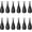 no chip black - tie on - tear, variant on 12Pcs Tungsten Drop Shot Weights Sinkers for Bass Fishing, Tungsten Dropshot Fishing Weights